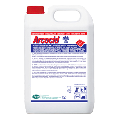 Arcocid Detergente Disincrostante acido tamponato profumato kg.5